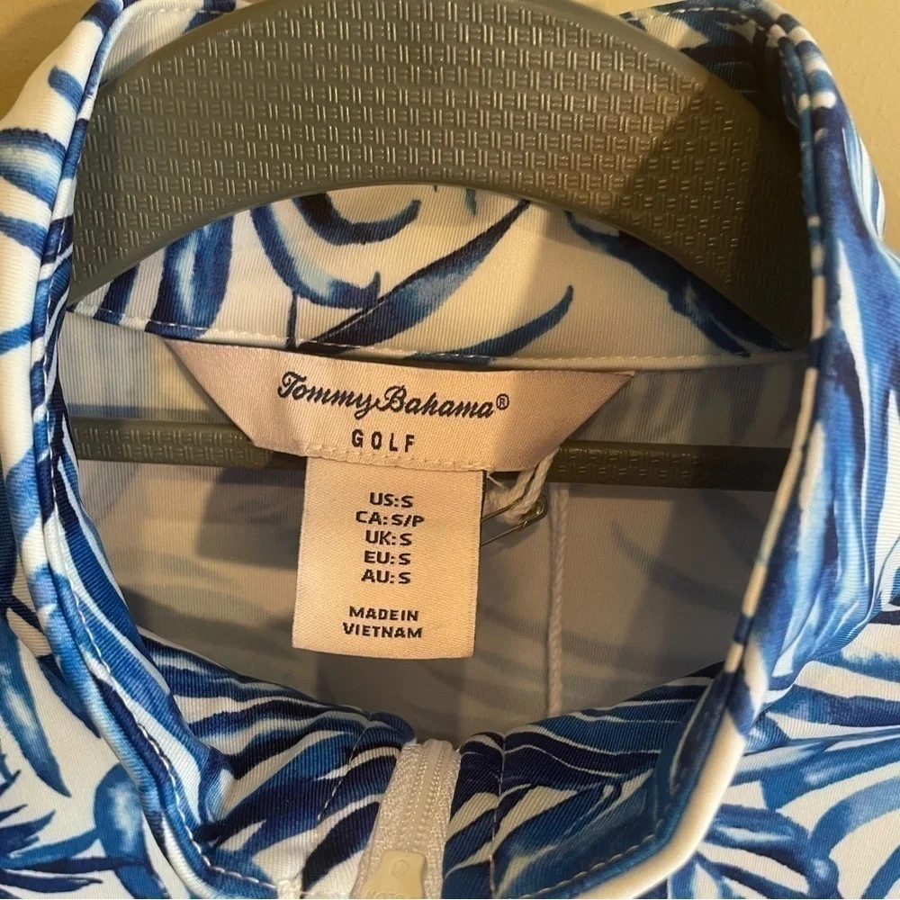 Tommy bahama golf full zip Small NWT